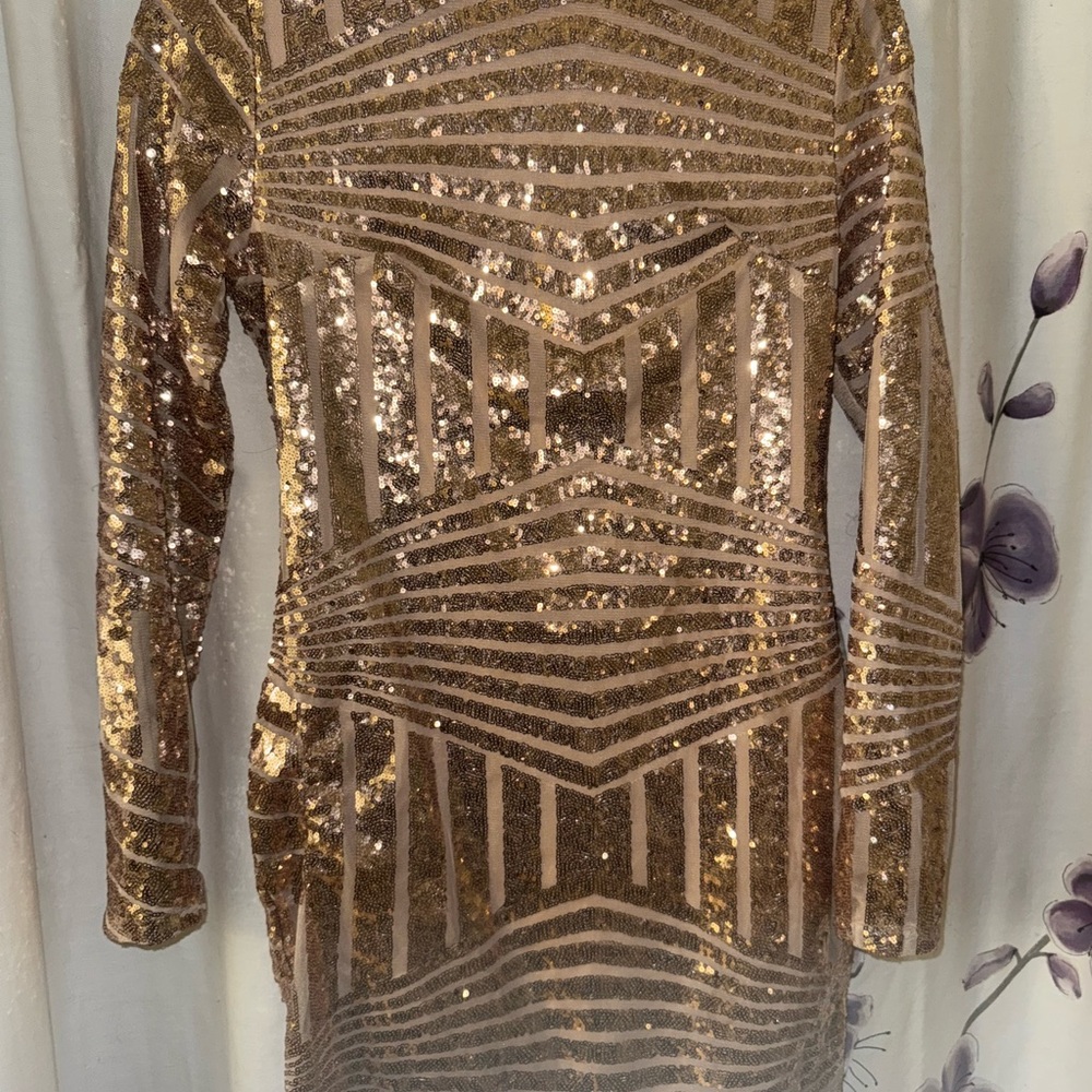 Charlotte Russe Shimmering Sequin Dress